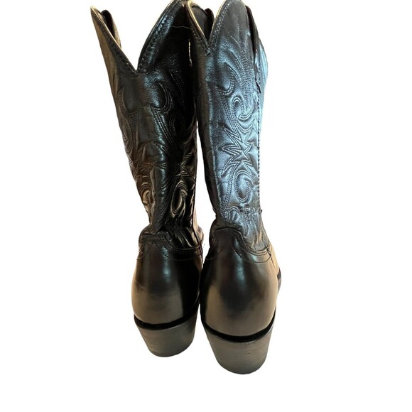 Laredo Mens boots Black Cowboy Western  Sz 7 EW Resist NWOT - Picture 6 of 10